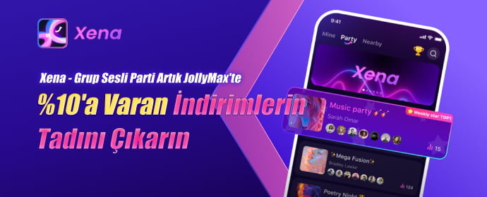 Download & Top up Xena - Group Voice Party App at JollyMax