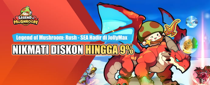 Download & Top up Legend of Mushroom: Rush - SEA (Legend of Mushroom: Rush - SEA,Legend of Mushroom) App at JollyMax