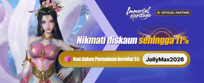 Download & Top up Immortal Heritage App at JollyMax