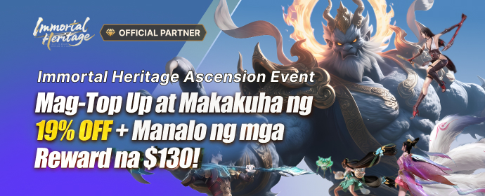 Download & Top up Immortal Heritage App at JollyMax