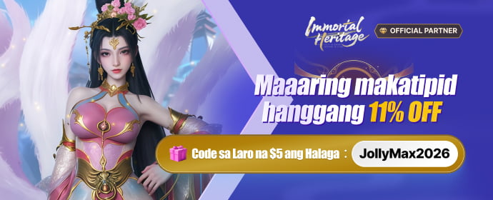 Download & Top up Immortal Heritage App at JollyMax