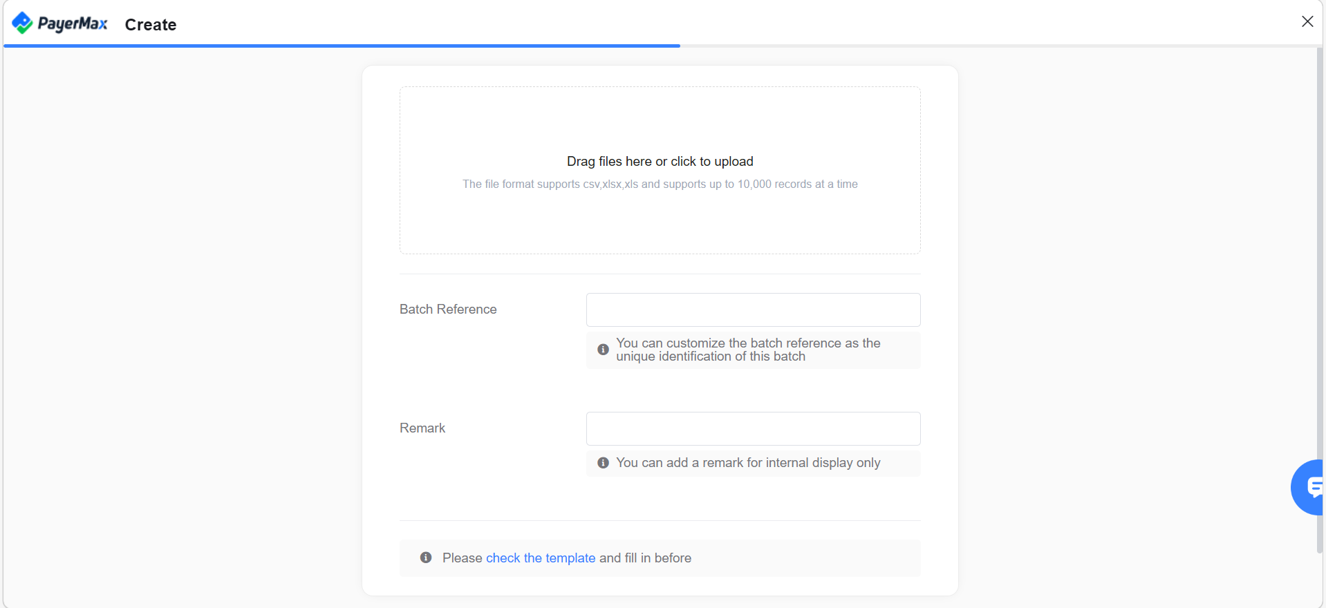 Create Transfer Batch