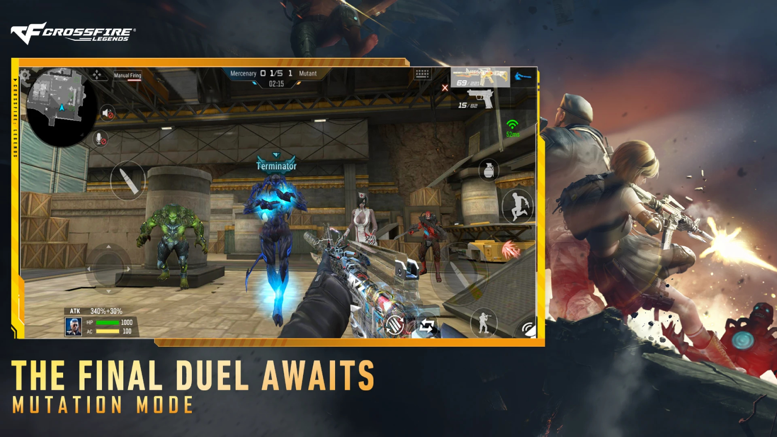 Crossfire: Legends combat modes