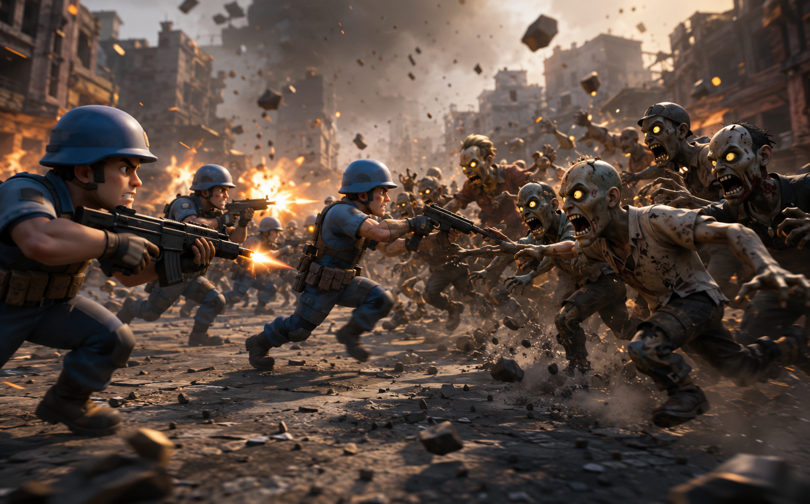 Zombie combat